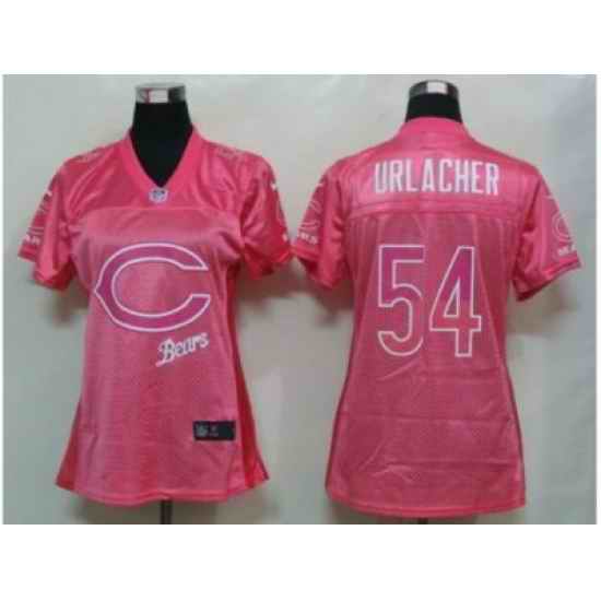 Nike Womens Chicago Bears #54 Urlacher Pink Jerseys